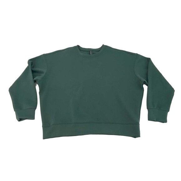 Lazy Pants Women's Sweatshirt | Super Soft | Comfy Clothes | Green | Large - Picture 1 of 5